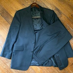 Calvin Klein Black Two Piece Suit